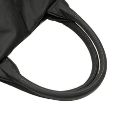 プラダ 三角ロゴプレート リバーシブル タータンチェック トートバッグ ショルダーバッグ 2WAY BR4521 ブルー ブラック マルチカラー ナイロン レザー レディース PRADA 【中古】