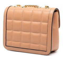 グッチ DECO デコ チェーン ショルダーバッグ 741457 ベージュ レザー レディース GUCCI 【中古】