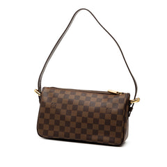 ルイ ヴィトン ダミエ ラヴェッロGM ワンショルダーバッグ N60006 ブラウン PVC レザー レディース LOUIS VUITTON 【中古】