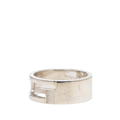 グッチ ブランデッドG リング 指輪 #17 SV925 シルバー レディース GUCCI 【中古】