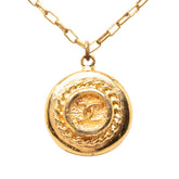 シャネル ココマーク ヴィンテージ チェーン ペンダントネックレス ゴールド メッキ レディース CHANEL 【中古】