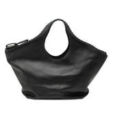 バレンシアガ メガジップ ハンドバッグ 656078 ブラック レザー レディース BALENCIAGA 【中古】