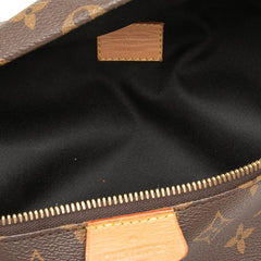 ルイ ヴィトン モノグラム バムバック ボディバッグ ウエストバッグ M43644 ブラウン PVC レザー レディース LOUIS VUITTON 【中古】