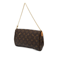 ルイ ヴィトン モノグラム フェイボリットMM ハンドバッグ ショルダーバッグ 2WAY M40718 ブラウン PVC レザー レディース LOUIS VUITTON 【中古】