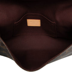 ルイ ヴィトン モノグラム フェイボリットMM ハンドバッグ ショルダーバッグ 2WAY M40718 ブラウン PVC レザー レディース LOUIS VUITTON 【中古】