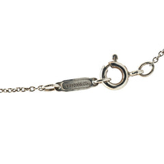 ティファニー リボン モチーフ ペンダントネックレス SV925 シルバー レディース TIFFANY&Co. 【中古】