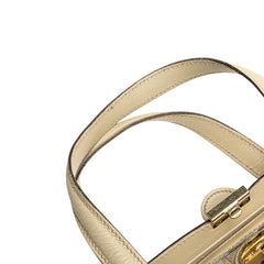 グッチ グッチシマ ハンドバッグ ドクターズバッグ 146002 ベージュ レザー レディース GUCCI 【中古】