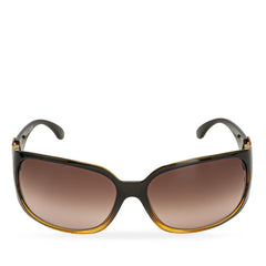 シャネル ココマーク サングラス 6014 ブラック ブラウン プラスチック レディース CHANEL 【中古】