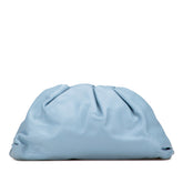 ボッテガヴェネタ ザ ポーチ クラッチバッグ ブルー レザー レディース BOTTEGAVENETA 【中古】