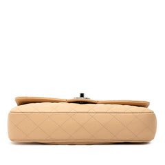 シャネル マトラッセ ココマーク チェーン ショルダーバッグ ベージュ キャビアスキン レディース CHANEL 【中古】