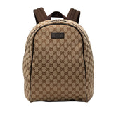 グッチ GGキャンバス リュック バックパック 449906 ベージュ ブラウン キャンバス レザー レディース GUCCI 【中古】