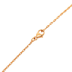 エルメス オーケリーPM ペンダントネックレス ゴールド ピンク メッキ ヴォースイフト レディース HERMES 【中古】