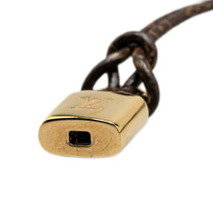 ルイ ヴィトン ブラスレ LV パドロック ブレスレット M8275F ブラウン ゴールド PVC メッキ レディース LOUIS VUITTON 【中古】