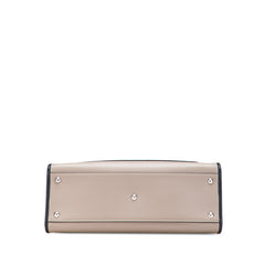 フェンディ ラナウェイ ハンドバッグ ショルダーバッグ 2WAY 8BH343 ベージュ アイボリー ブラック レザー レディース FENDI 【中古】