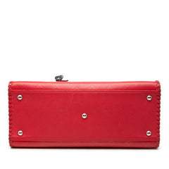 ルイ ヴィトン モノグラム ヴェリージップ トート ハンドバッグ ショルダーバッグ 2WAY レッド レザー レディース LOUIS VUITTON 中古