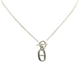 エルメス シェーヌダンクル アミュレット ペンダントネックレス SV925 シルバー レディース HERMES 【中古】