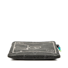 ルイ ヴィトン モノグラム エクリプス スモールパース コインケース M64432 ブラック PVC レザー レディース LOUIS VUITTON 【中古】