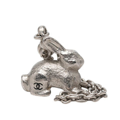 シャネル ココマーク ラビット モチーフ チャーム 05A刻印 シルバー メタル レディース CHANEL 【中古】