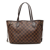 ルイ ヴィトン ダミエ ネヴァーフルPM ハンドバッグ トートバッグ N51109 ブラウン PVC レザー レディース LOUIS VUITTON 【中古】