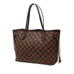 ルイ ヴィトン ダミエ ネヴァーフルPM ハンドバッグ トートバッグ N51109 ブラウン PVC レザー レディース LOUIS VUITTON 【中古】