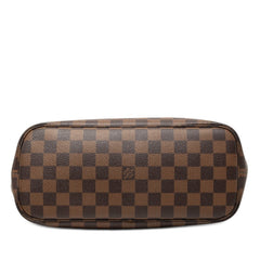 ルイ ヴィトン ダミエ ネヴァーフルPM ハンドバッグ トートバッグ N51109 ブラウン PVC レザー レディース LOUIS VUITTON 【中古】