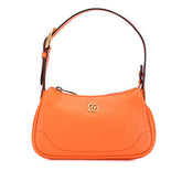 グッチ GGマーモント アフロディーテ ハンドバッグ ワンショルダーバッグ 739076 オレンジ レザー レディース GUCCI 中古