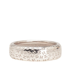 エルメス トゥーブー リング 指輪 #58 K18WG ホワイトゴールド レディース HERMES 【中古】