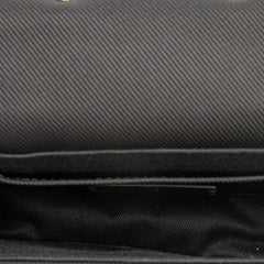 ヴァレンティノ ガラヴァーニ Vロゴ ボディバッグ ウェストバッグ ブラック キャンバス レディース VALENTINO 中古
