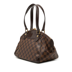 ルイ ヴィトン ダミエ ヴェローナPM ハンドバッグ N41117 ブラウン PVC レザー レディース LOUIS VUITTON 【中古】