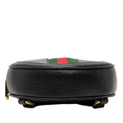 グッチ シェリーライン オフィディア チェーン リュック バックパック 598661 ブラック レザー レディース GUCCI 【中古】