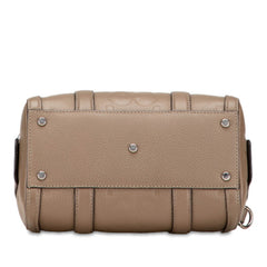 グッチ ジャンボGG ミニダッフル ハンドバッグ ショルダーバッグ 2WAY 725292 グレージュ レザー レディース GUCCI 【中古】