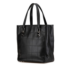 シャネル チョコバー ココマーク トートバッグ ブラック キャビアスキン レディース CHANEL 【中古】