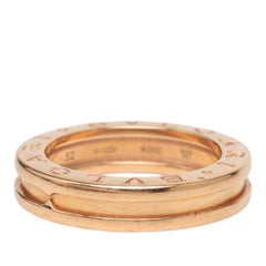 ブルガリ ビーゼロワン リング 指輪 #52 K18YG イエローゴールド Au750 レディース BVLGARI 【中古】