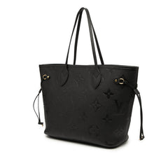 ルイ ヴィトン モノグラム アンプラント ネヴァーフルMM トートバッグ ショルダーバッグ M45685 ノワール ブラック レザー レディース LOUIS VUITTON 【中古】