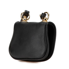 グッチ インターロッキングG ブロンディ 斜め掛け ショルダーウォレット カードケース 698635 ブラック レザー レディース GUCCI 【中古】