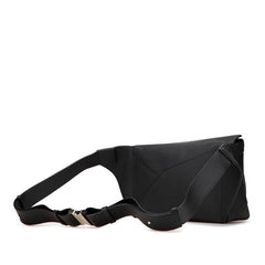 ロエベ パズル バムバッグ ボディバッグ ウエストバッグ ブラック レザー メンズ LOEWE 【中古】