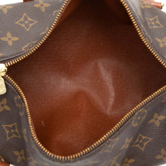 ルイ ヴィトン モノグラム パピヨン26 ハンドバッグ M51366 ブラウン PVC レザー レディース LOUIS VUITTON 【中古】