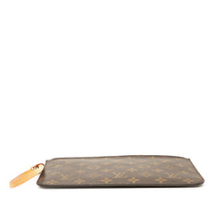 ルイ ヴィトン モノグラム ネヴァーフル 付属 ポーチ ブラウン PVC レザー レディース LOUIS VUITTON 【中古】
