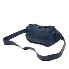 バレンシアガ クラシック ネオリフト ボディバッグ ベルトバッグ ウエストバッグ 542013 ブルー レザー メンズ BALENCIAGA 【中古】