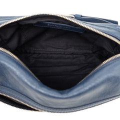 バレンシアガ クラシック ネオリフト ボディバッグ ベルトバッグ ウエストバッグ 542013 ブルー レザー メンズ BALENCIAGA 【中古】