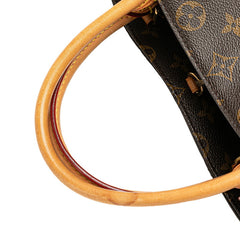 ルイ ヴィトン モノグラム モンテーニュMM ハンドバッグ ショルダーバッグ 2WAY M41056 ブラウン PVC レザー レディース LOUIS VUITTON 【中古】