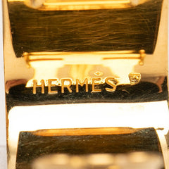 エルメス エマイユ 七宝焼 イヤリング イヤークリップ ゴールド マルチカラー メッキ レディース HERMES 中古