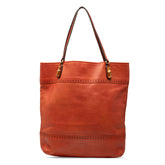 グッチ バンブー トートバッグ ショルダーバッグ 338999 レッド系 ブラウン レザー レディース GUCCI 【中古】