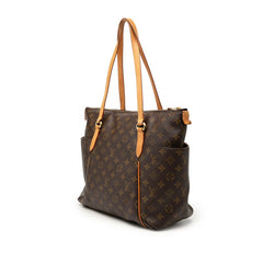ルイ ヴィトン モノグラム トータリーMM トートバッグ ショルダーバッグ M56689 ブラウン PVC レザー レディース LOUIS VUITTON 【中古】