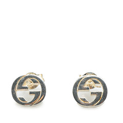 グッチ インターロッキングG ピアス SV925 シルバー レディース GUCCI 【中古】