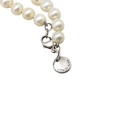 ティファニー ネックレス ホワイト パール SV925 シルバー レディース TIFFANY&Co. 【中古】