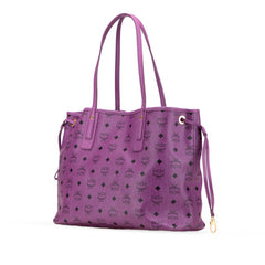 エム シー エム ヴィセトス ロゴグラム トートバッグ PVC レザー レディース MCM 【中古】