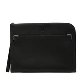 カルティエ マスト ドゥ カルティエ ポートフォリオバッグ クラッチバッグ ブラック レザー メンズ CARTIER 中古
