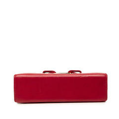 サルヴァトーレフェラガモ ヴァラ チェーン ショルダーバッグ 223054 レッド レザー レディース Salvatore Ferragamo 【中古】