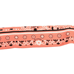 エルメス ツイリー Peuple du Vent 風の民 スカーフ ピンク マルチカラー シルク レディース HERMES 中古